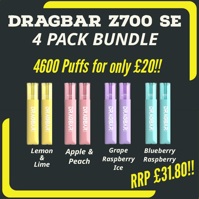 Zovoo Dragbar Z700 SE Disposable (4 Pack Bundle)