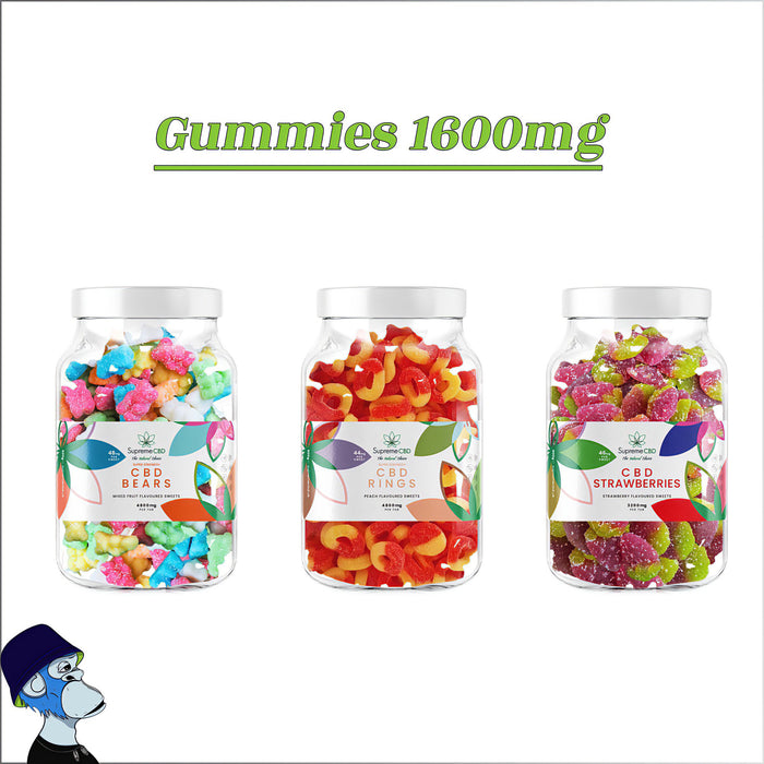 Supreme CBD 1600mg Broad Spectrum CBD Gummies