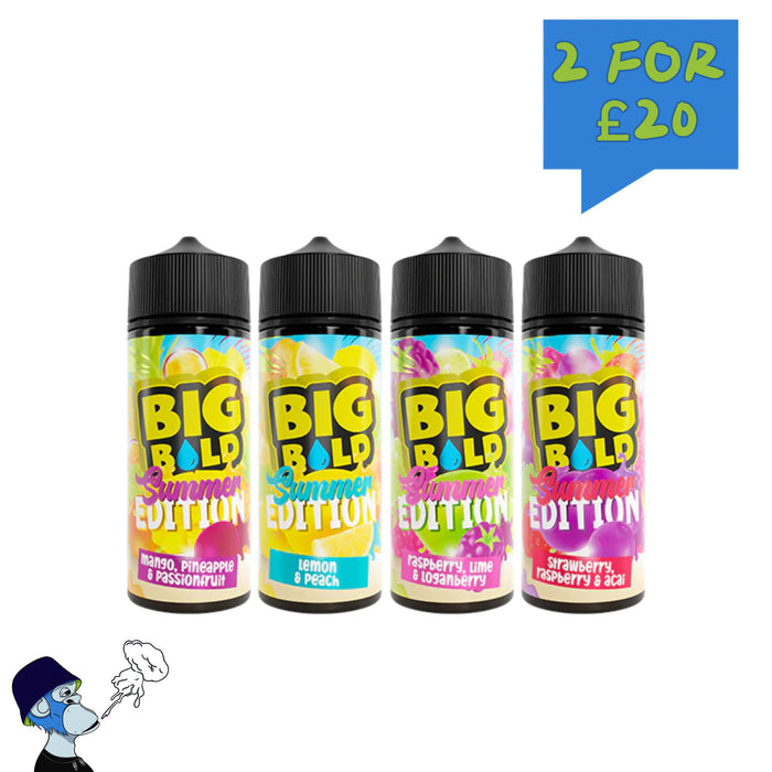 0mg Big Bold Summer Vibes Series 100ml E-liquid (70VG/30PG)