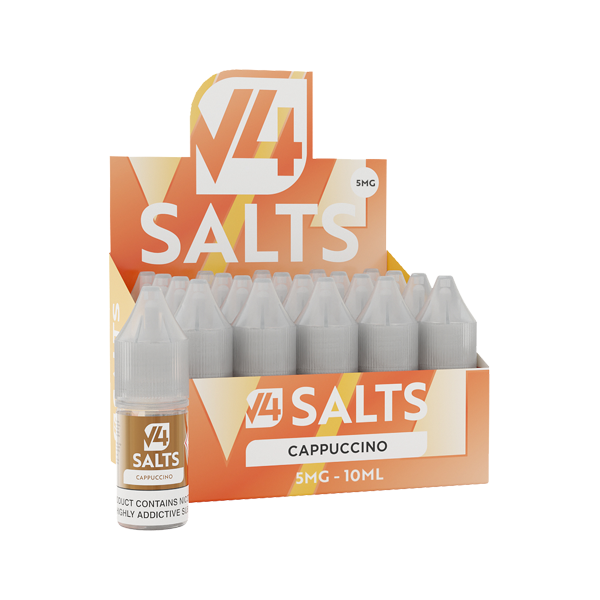 5mg V4 Salts 10ml Nic Salts (50VG/50PG) - Pack of 20