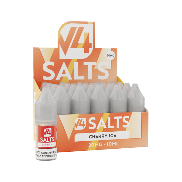 20mg V4 Salts 10ml Nic Salts (50VG/50PG) - Pack of 20