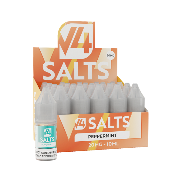 20mg V4 Salts 10ml Nic Salts (50VG/50PG) - Pack of 20