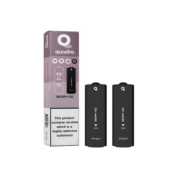 20mg Quadro 2.4k Replacement Pods - 2ml