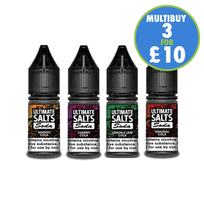 20MG Ultimate Puff Salts Soda 10ML Flavoured Nic Salts (50VG/50PG)