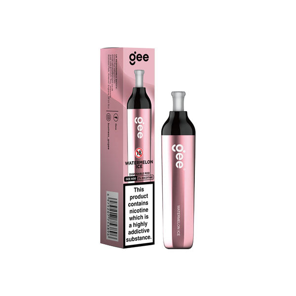 20mg ELF BAR Gee 600 Disposable Pod Vape Device 600 Puffs 2 FOR £10