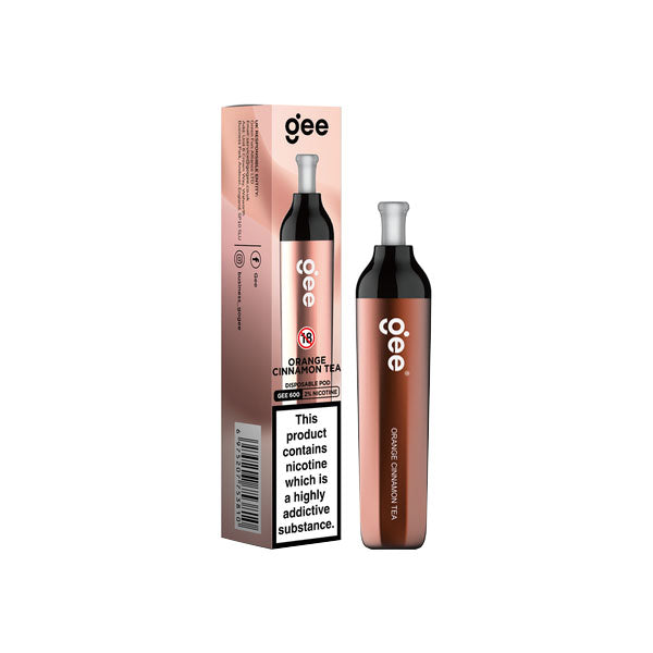 20mg ELF BAR Gee 600 Disposable Pod Vape Device 600 Puffs 2 FOR £10