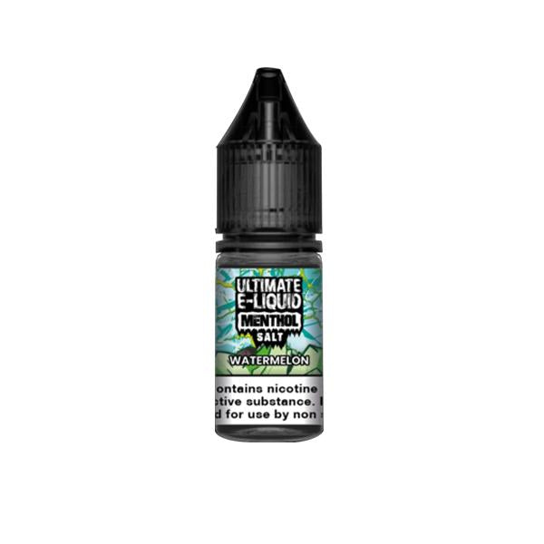 20mg Ultimate E-liquid Menthol Nic Salts 10ml (50VG/50PG)